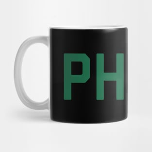 PHI11Y, Retro - Black Mug